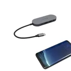 Hub Multipuertos Adam Elements - Tipo : USB-C - 4 en 1 - Space Gray. - Imagen 5
