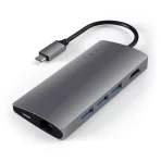 Hub Multipuerto Satechi Tipo : USB-C / V2 / 8 en 1 - 4K - Ethernet - Gris Espacial. - Imagen 5
