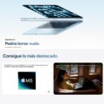 MacBook Air 15" CHIP M5 de 1TB - 16GB RAM - T.ingles - Silver - Imagen 4