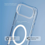 Case NCO SafeCase Force con MagSafe para iPhone Air - Transparente - Imagen 3