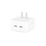 Adaptador de corriente de 35 W con dos puertos USB-C