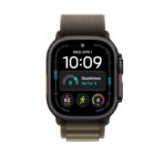 Apple Watch Ultra 4 - Black - Alpine loop : Dark Olive - Imagen 2