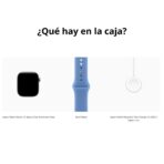 Apple Watch Series 12 de 46mm - Space Gray - Sport Band : Wildflower Blue - Imagen 3