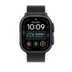 Apple Watch Ultra 4 - Black - Titanium Milanese Loop : Black - Imagen 2